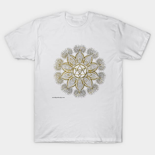 8th Chakra Soul Star T-Shirt by bywhacky